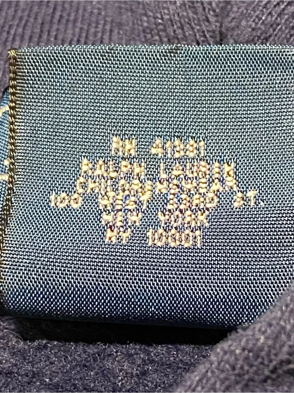 Vintage Polo by Ralph Lauren Kids Navy Zip-Up Hoodie 24m